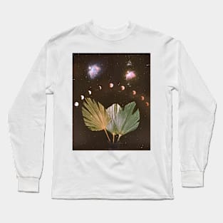 Moon and Flower Long Sleeve T-Shirt